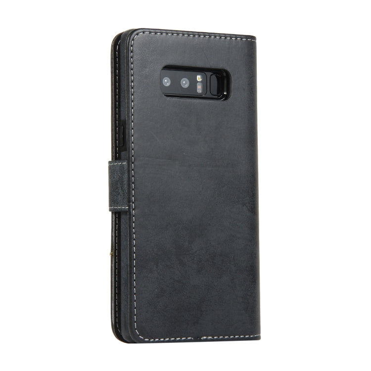 Retro 2 in 1 Detachable Magnetic Horizontal Flip TPU + PU Leather Case with Holder & Card Slots & Photo Frame & Wallet, For Samsung Galaxy Note8, For Samsung Galaxy Note9, For Samsung Galaxy Note10, For Samsung Galaxy Note10+