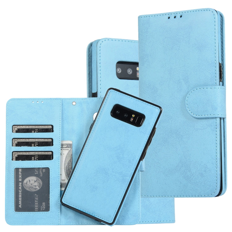Retro 2 in 1 Detachable Magnetic Horizontal Flip TPU + PU Leather Case with Holder & Card Slots & Photo Frame & Wallet, For Samsung Galaxy Note8, For Samsung Galaxy Note9, For Samsung Galaxy Note10, For Samsung Galaxy Note10+