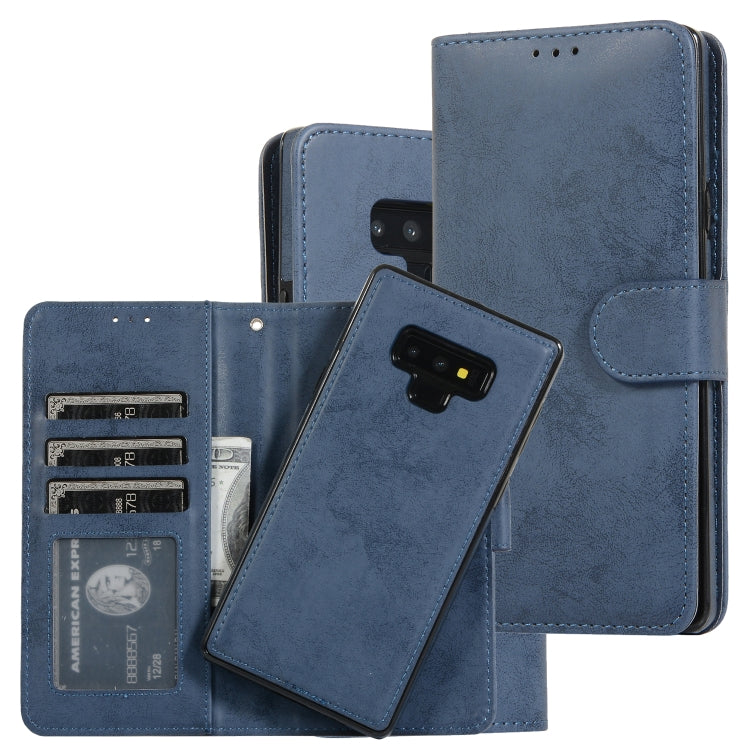 Retro 2 in 1 Detachable Magnetic Horizontal Flip TPU + PU Leather Case with Holder & Card Slots & Photo Frame & Wallet, For Samsung Galaxy Note8, For Samsung Galaxy Note9, For Samsung Galaxy Note10, For Samsung Galaxy Note10+