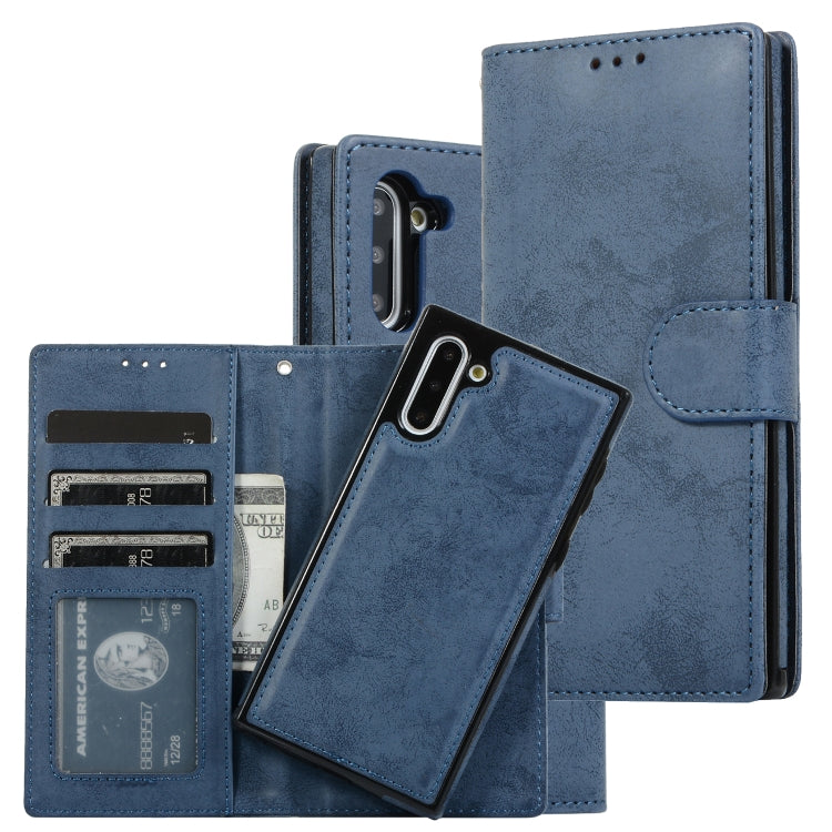 Retro 2 in 1 Detachable Magnetic Horizontal Flip TPU + PU Leather Case with Holder & Card Slots & Photo Frame & Wallet, For Samsung Galaxy Note8, For Samsung Galaxy Note9, For Samsung Galaxy Note10, For Samsung Galaxy Note10+