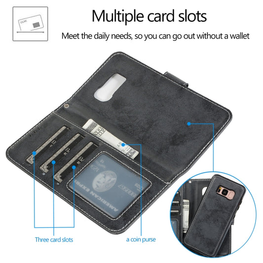 Premium retro case display with magnetic flip design and multiple storage compartments