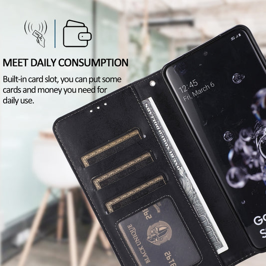 Card slot storage and photo frame detail retro Galaxy S20 Ultra case