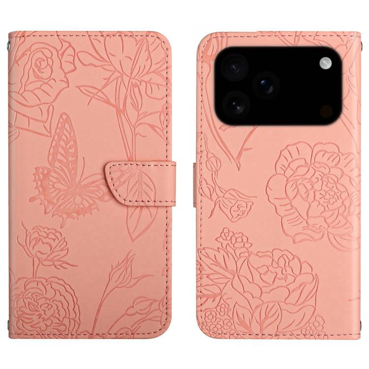 Skin Feel Butterfly Embossed Flip Leather Phone Case, For iPhone 17 Pro Max, For iPhone 17 Pro, For iPhone 17, For iPhone 17 Air