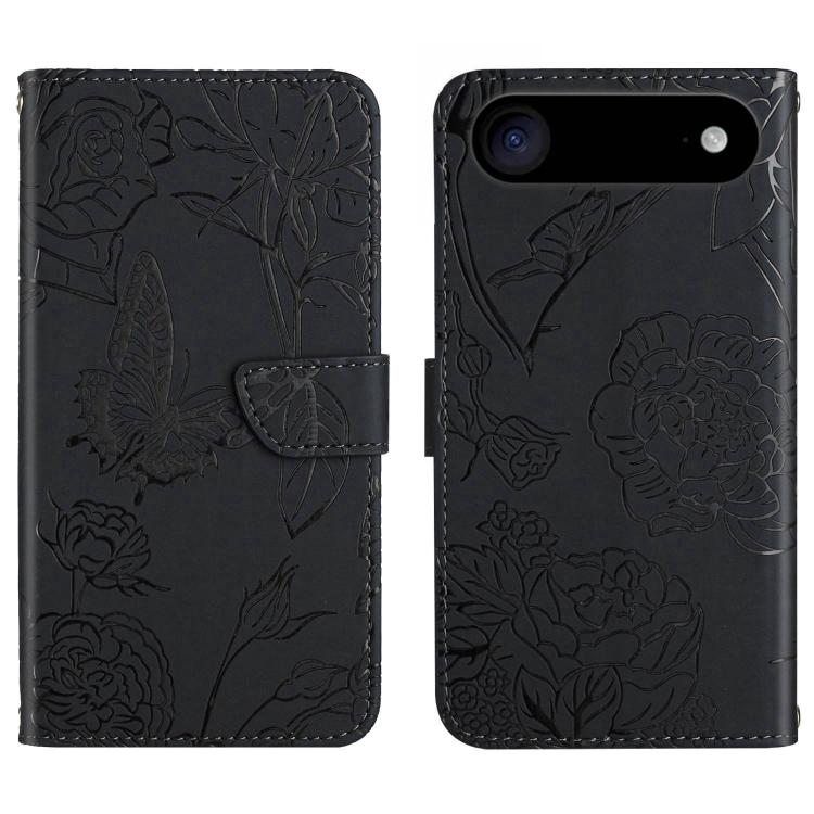 Skin Feel Butterfly Embossed Flip Leather Phone Case, For iPhone 17 Pro Max, For iPhone 17 Pro, For iPhone 17, For iPhone 17 Air