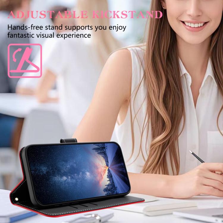 Metal Bow Leather Phone Case with Hand Strap, For iPhone 16, For iPhone 15 Pro Max, For iPhone 15 Pro, For iPhone 15 Plus / 14 Plus