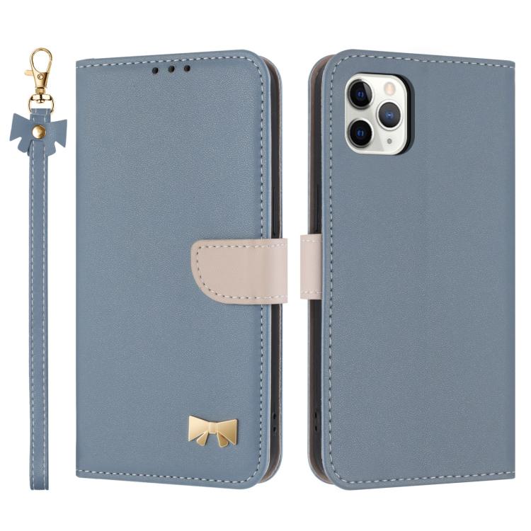 Metal Bow Leather Phone Case with Hand Strap, For iPhone 12 Pro Max, For iPhone 11 Pro Max, For iPhone 11, For iPhone 11 Pro