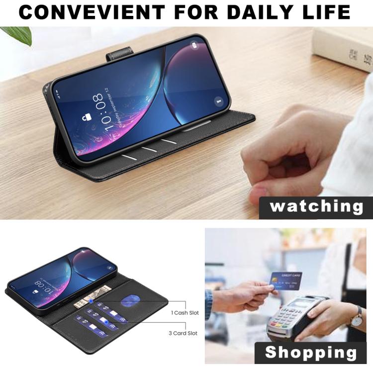 Litchi Texture RFID Anti-theft Leather Phone Case, For iPhone 17 Pro Max, For iPhone 17 Pro, For iPhone 17, For iPhone 17 Air