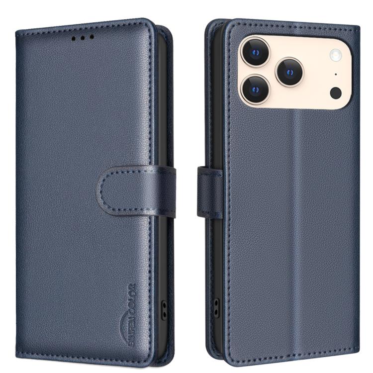 Litchi Texture RFID Anti-theft Leather Phone Case, For iPhone 17 Pro Max, For iPhone 17 Pro, For iPhone 17, For iPhone 17 Air