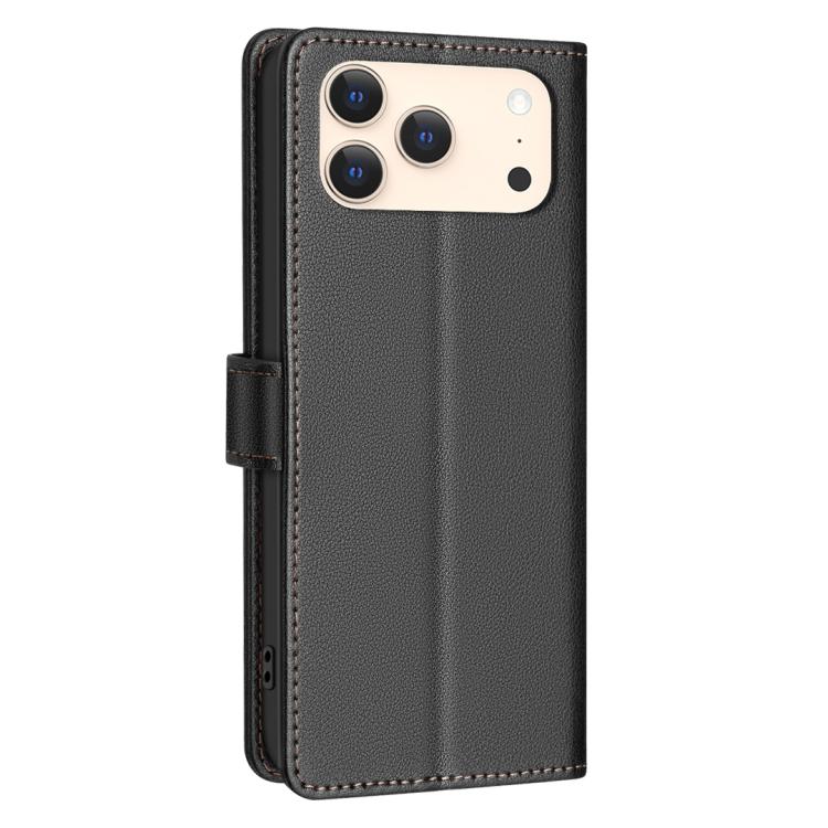 Litchi Texture RFID Anti-theft Leather Phone Case, For iPhone 17 Pro Max, For iPhone 17 Pro, For iPhone 17, For iPhone 17 Air