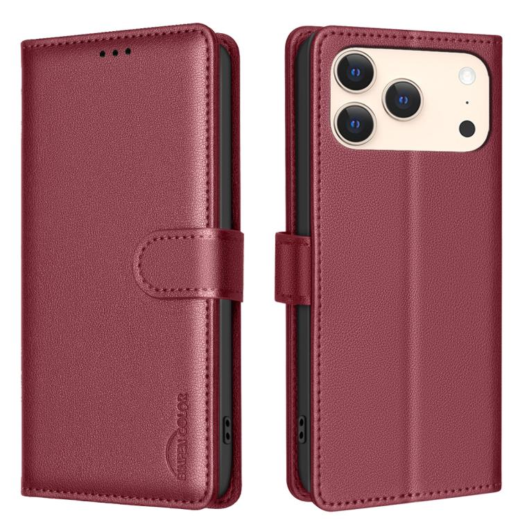Litchi Texture RFID Anti-theft Leather Phone Case, For iPhone 17 Pro Max, For iPhone 17 Pro, For iPhone 17, For iPhone 17 Air
