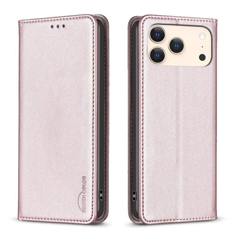 Magnetic Leather Phone Case, For iPhone 17 Pro Max