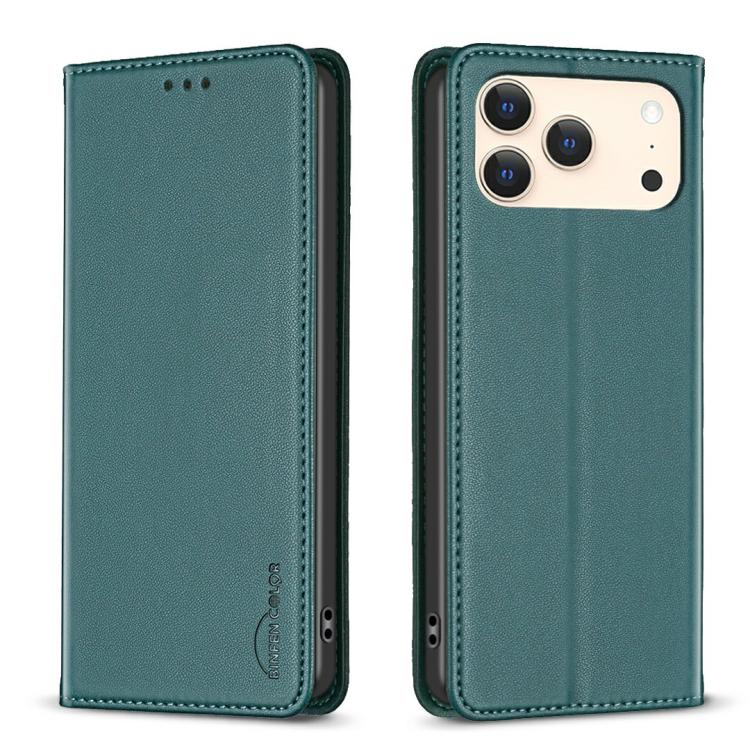 Magnetic Leather Phone Case, For iPhone 17 Pro Max