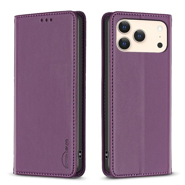 Magnetic Leather Phone Case, For iPhone 17 Pro Max