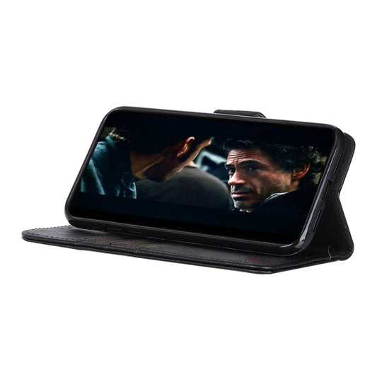 KHAZNEH flip case angled view showing magnetic closure and stand holder feature