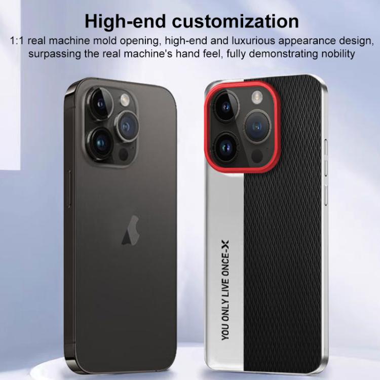 Camera Design Diamond Texture Leather PC Phone Case, For iPhone 14 Pro Max