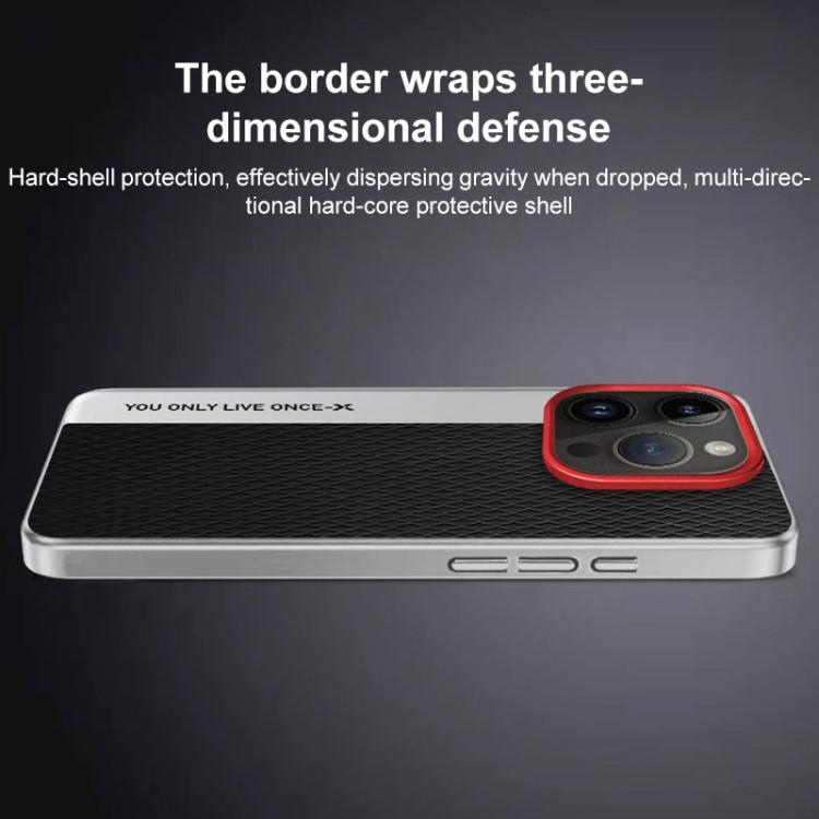 Camera Design Diamond Texture Leather PC Phone Case, For iPhone 14 Pro Max