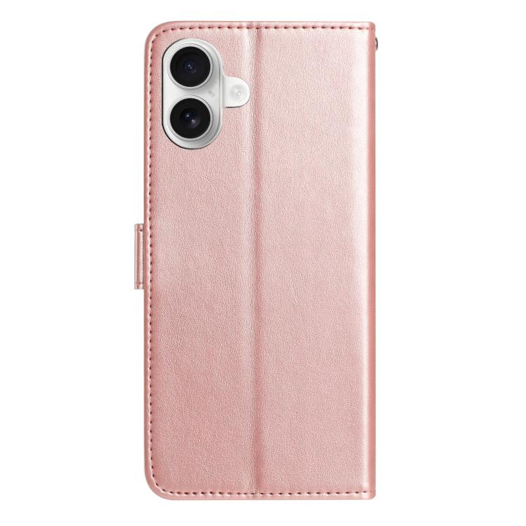 Rose Flower Embossing Pattern Leather Phone Case, For iPhone 17, For iPhone 17 Air