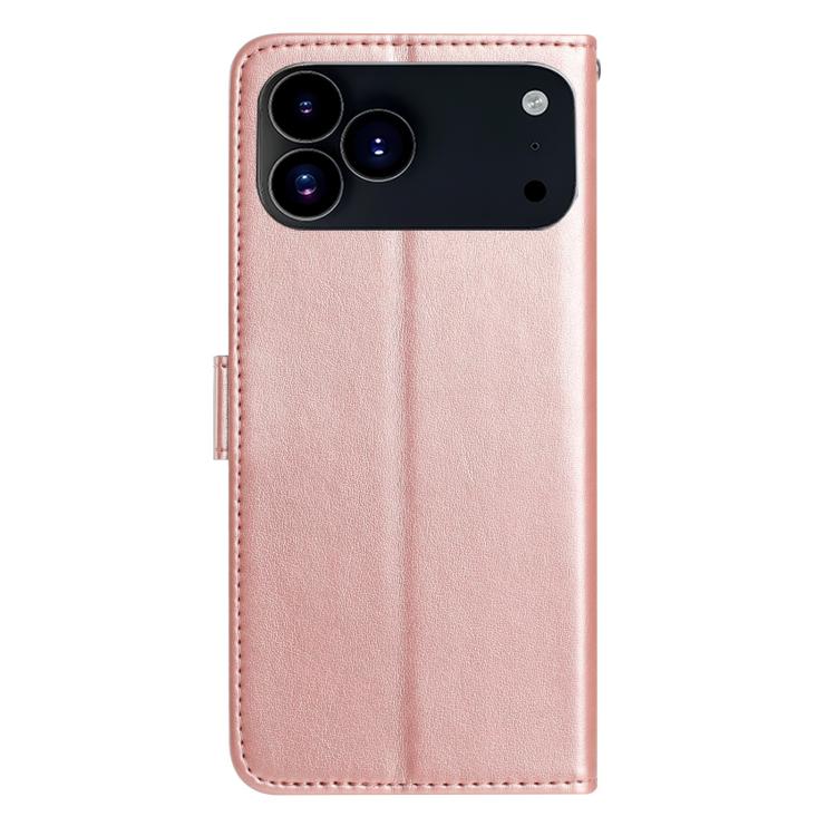 Rose Flower Embossing Pattern Leather Phone Case, For iPhone 17 Pro Max, For iPhone 17 Pro