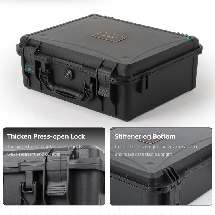 Sunnylife Safety Carrying Case Hard Travel Case Large Capacity Waterproof Shock-proof Box, For DJI Mavic 4 Pro