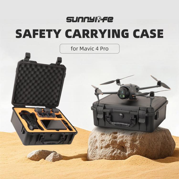 Sunnylife Safety Carrying Case Hard Travel Case Large Capacity Waterproof Shock-proof Box, For DJI Mavic 4 Pro
