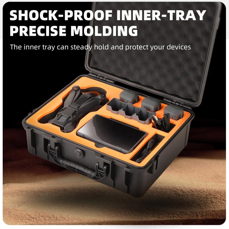 Sunnylife Safety Carrying Case Hard Travel Case Large Capacity Waterproof Shock-proof Box, For DJI Mavic 4 Pro