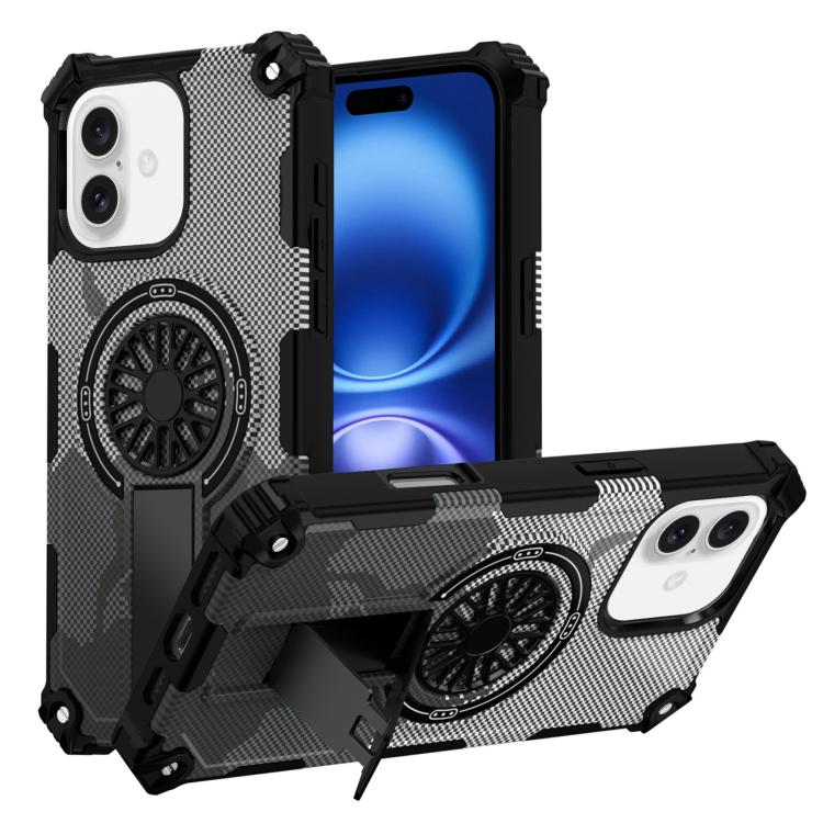 Camouflage Kickstand Rotating Shaft MagSafe Phone Case, For iPhone 15 Plus, For iPhone 15, For iPhone 14 Plus