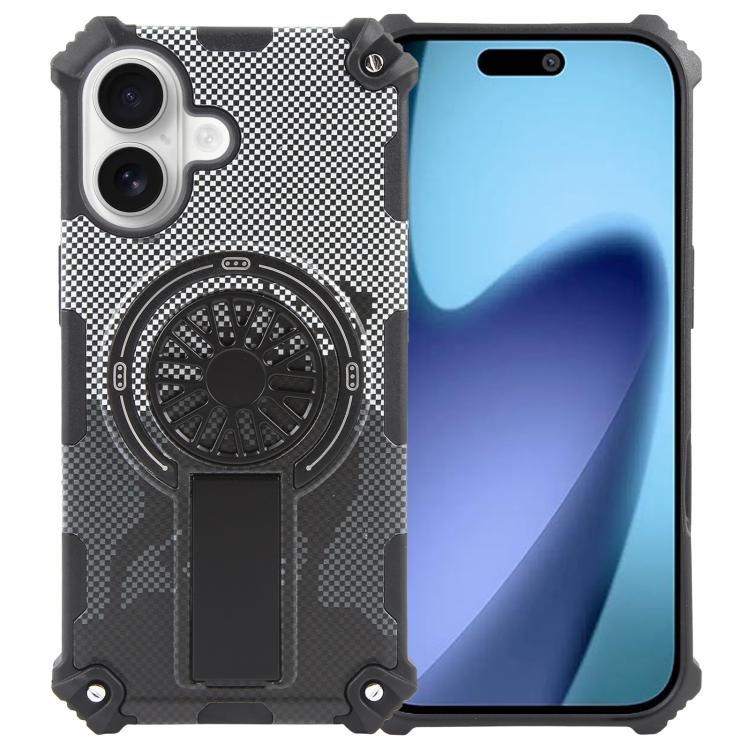 Camouflage Kickstand Rotating Shaft MagSafe Phone Case, For iPhone 16 Pro Max, For iPhone 16 Pro, For iPhone 16 Plus