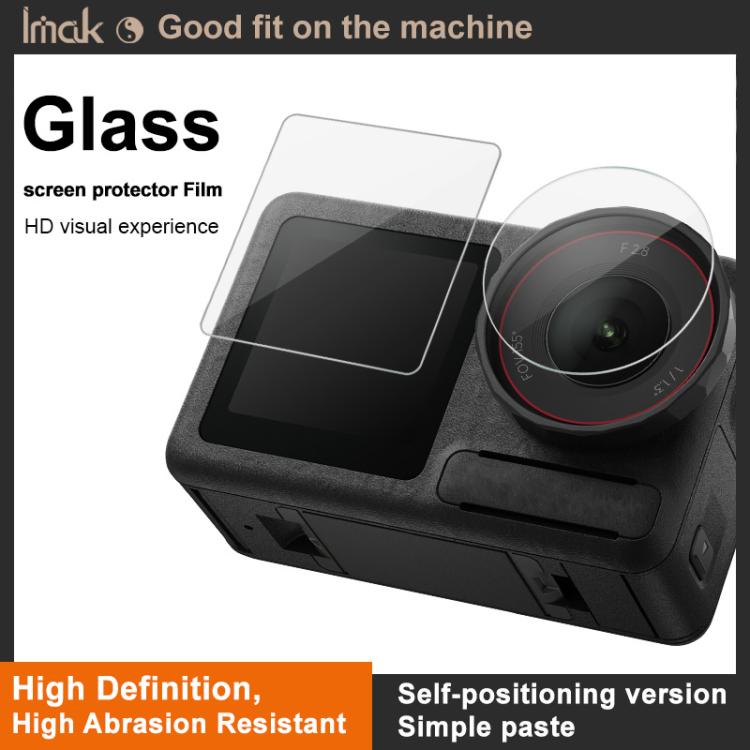 imak Tempered Glass Film with Camera Lens Film, Self-positioning Version, For GoPro HERO13 Black, For GoPro HERO12 Black