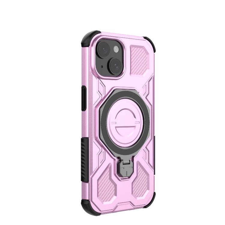 J-20 Solid Color MagSafe Magnetic TPU+PC Phone Case, For iPhone 15