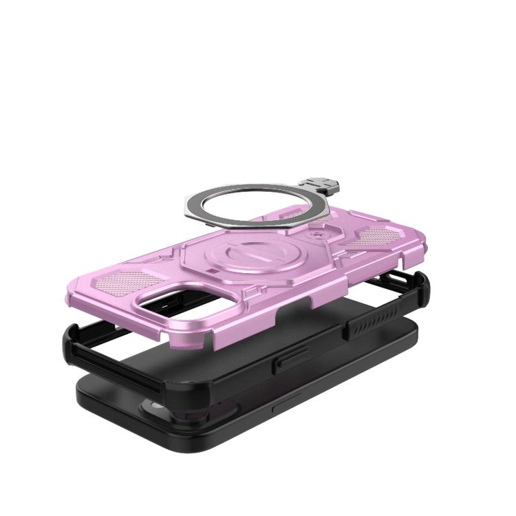 J-20 Solid Color MagSafe Magnetic TPU+PC Phone Case, For iPhone 15