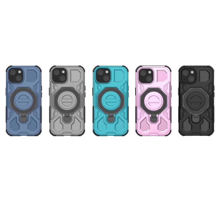 J-20 Solid Color MagSafe Magnetic TPU+PC Phone Case, For iPhone 15