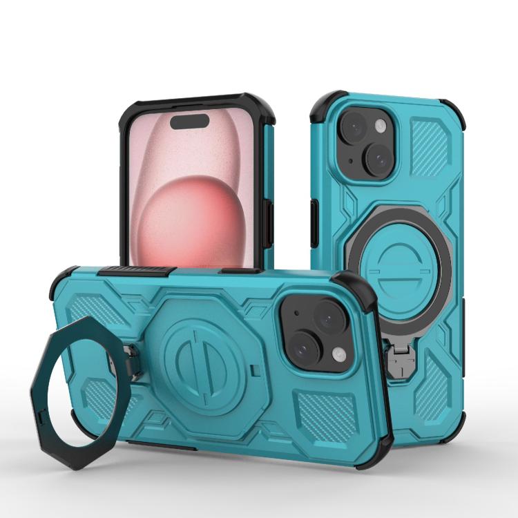 J-20 Solid Color MagSafe Magnetic TPU+PC Phone Case, For iPhone 15