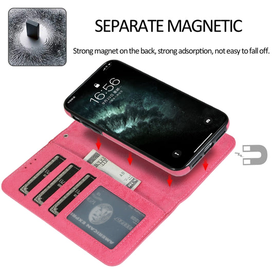 Built-in photo frame display window on leather flip case interior