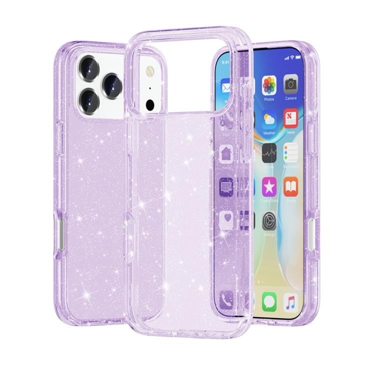 Shockproof Terminator Glitter Powder Phone Case, For iPhone 17 Pro Max, For iPhone 17 Pro, For iPhone 17