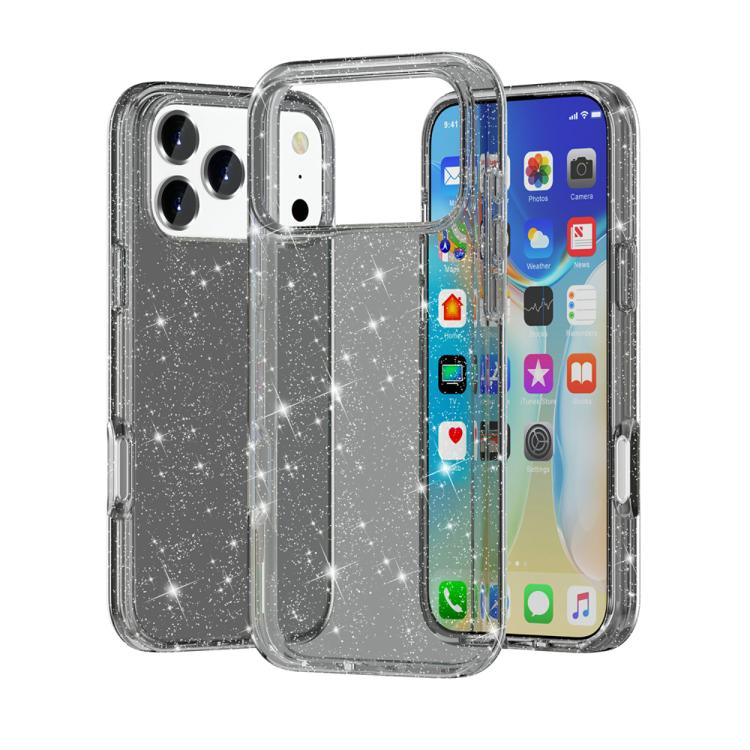 Shockproof Terminator Glitter Powder Phone Case, For iPhone 17 Pro Max, For iPhone 17 Pro, For iPhone 17