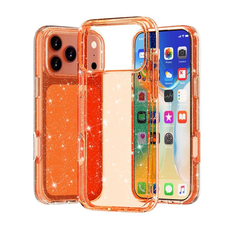 Shockproof Terminator Glitter Powder Phone Case, For iPhone 17 Pro Max, For iPhone 17 Pro, For iPhone 17
