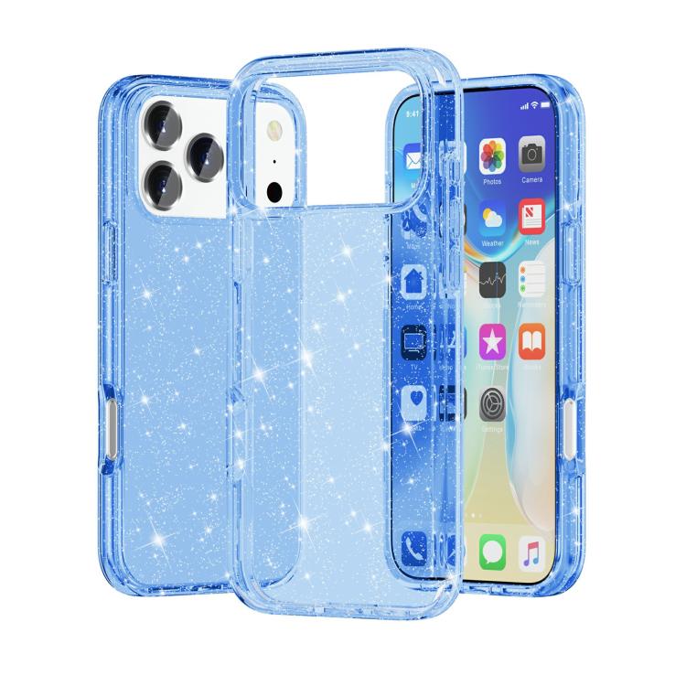 Shockproof Terminator Glitter Powder Phone Case, For iPhone 17 Pro Max, For iPhone 17 Pro, For iPhone 17
