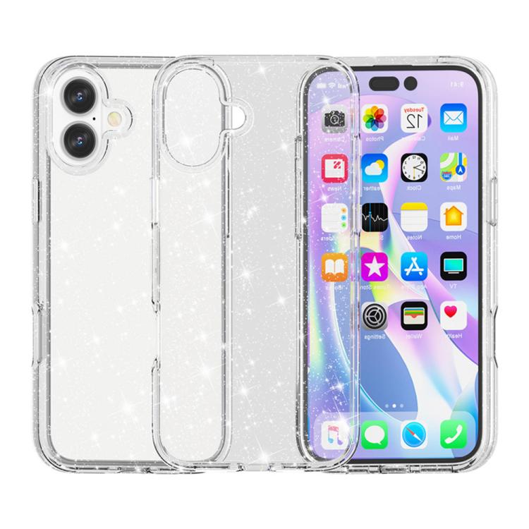 Shockproof Terminator Glitter Powder Phone Case, For iPhone 17 Pro Max, For iPhone 17 Pro, For iPhone 17