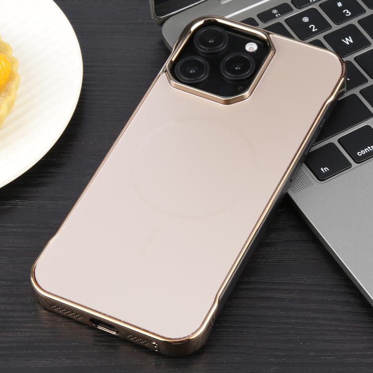 Electroplating Frameless Frosted Anti-Glare PC MagSafe Phone Case, For iPhone 16 Pro, For iPhone 16 Plus, For iPhone 16, For iPhone 15 Pro Max, For iPhone 15 Pro, For iPhone 15 Plus / 14 Plus