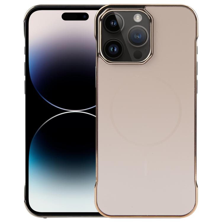 Electroplating Frameless Frosted Anti-Glare PC MagSafe Phone Case, For iPhone 15, For iPhone 14 / 13, For iPhone 14 Pro, For iPhone 14 Pro Max, For iPhone 13 Pro Max / 12 Pro Max, For iPhone 13 Pro