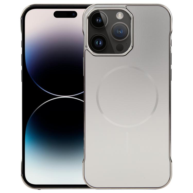 Electroplating Frameless Frosted Anti-Glare PC MagSafe Phone Case, For iPhone 15, For iPhone 14 / 13, For iPhone 14 Pro, For iPhone 14 Pro Max, For iPhone 13 Pro Max / 12 Pro Max, For iPhone 13 Pro