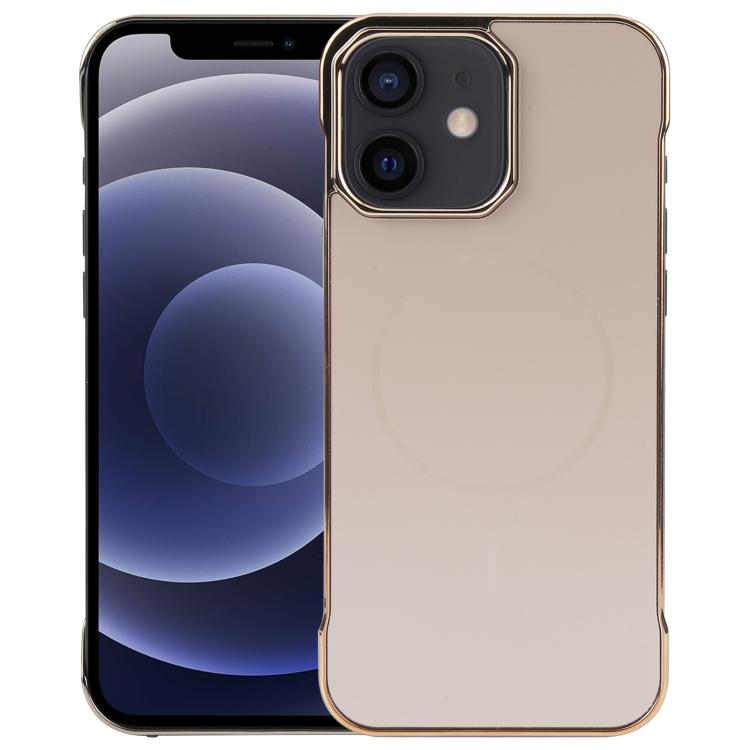 Electroplating Frameless Frosted Anti-Glare PC MagSafe Phone Case, For iPhone 12 / 12 Pro