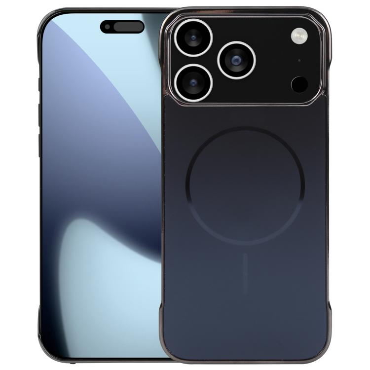 Electroplating Frameless Frosted Anti-Glare PC MagSafe Phone Case, For iPhone 17 Pro Max, For iPhone 17 Pro, For iPhone 17, For iPhone 17 Air, For iPhone 16e, For iPhone 16 Pro Max