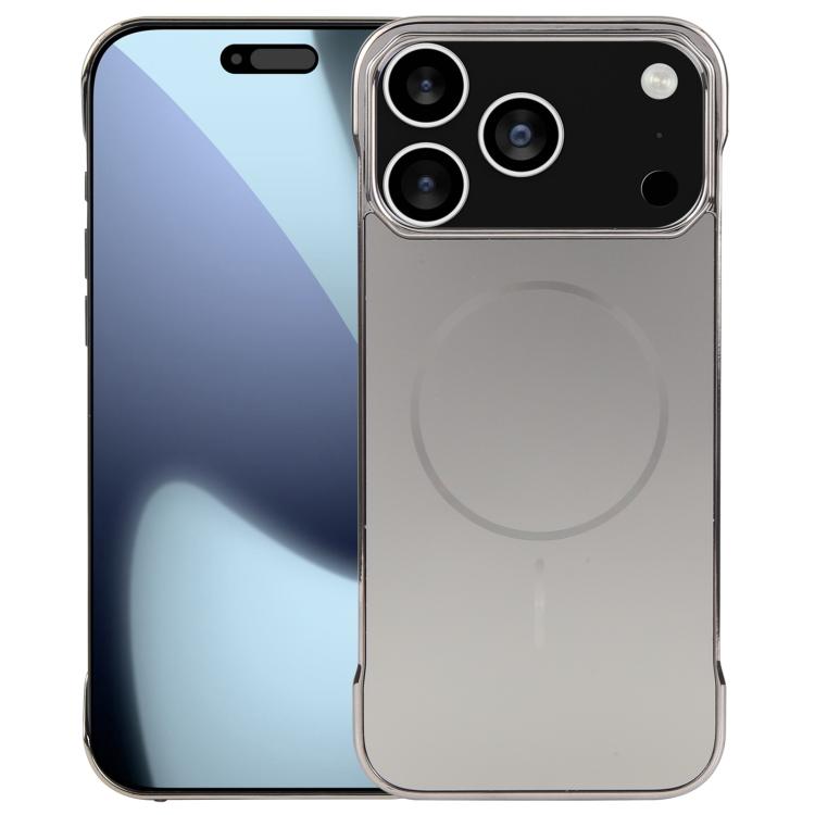 Electroplating Frameless Frosted Anti-Glare PC MagSafe Phone Case, For iPhone 17 Pro Max, For iPhone 17 Pro, For iPhone 17, For iPhone 17 Air, For iPhone 16e, For iPhone 16 Pro Max