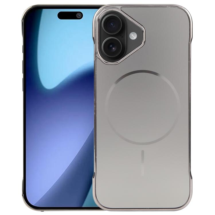 Electroplating Frameless Frosted Anti-Glare PC MagSafe Phone Case, For iPhone 17 Pro Max, For iPhone 17 Pro, For iPhone 17, For iPhone 17 Air, For iPhone 16e, For iPhone 16 Pro Max