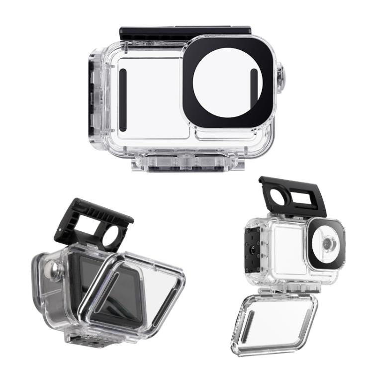 For DJI Osmo Action 5 Pro Magnetic 60m Waterproof Case, Diving Waterproof Case, Diving Case + Gift Kit, Diving Case with Base + Gift Kit