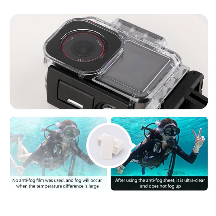 For DJI Osmo Action 5 Pro Magnetic 60m Waterproof Case, Diving Waterproof Case, Diving Case + Gift Kit, Diving Case with Base + Gift Kit