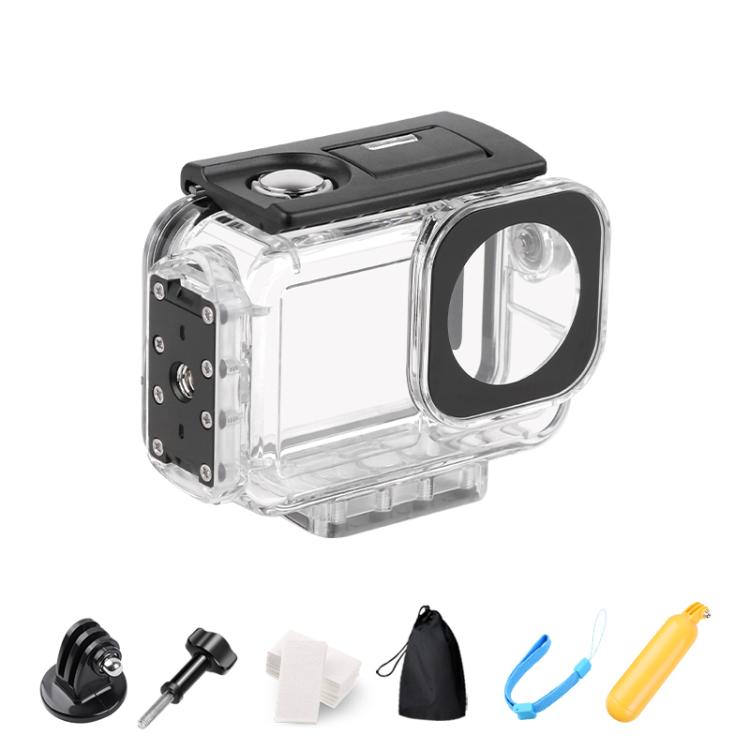 For DJI Osmo Action 5 Pro Magnetic 60m Waterproof Case, Diving Waterproof Case, Diving Case + Gift Kit, Diving Case with Base + Gift Kit