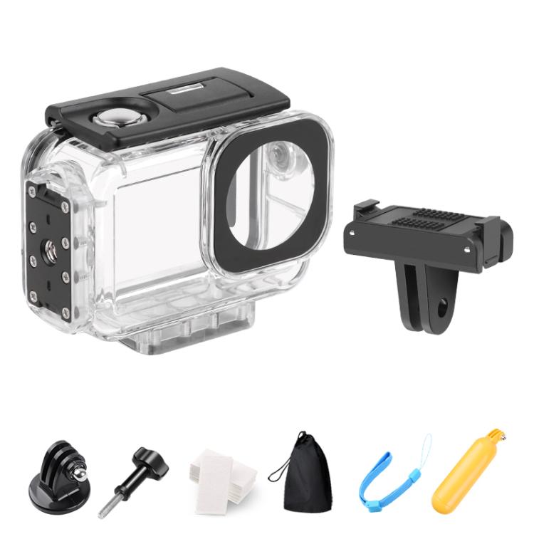 For DJI Osmo Action 5 Pro Magnetic 60m Waterproof Case, Diving Waterproof Case, Diving Case + Gift Kit, Diving Case with Base + Gift Kit
