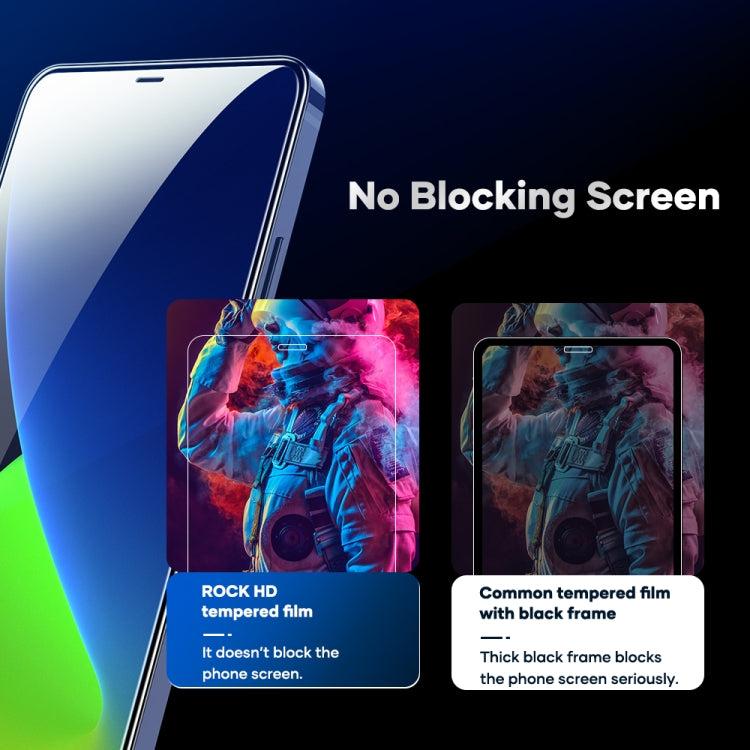 Lot de 2 films en verre trempé HD 2,5D pour ROCK